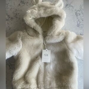 Restoration Hardware Baby & Child Luxe Faux Fur Jacket